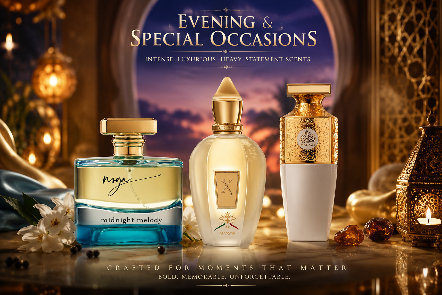 Evening Luxury Perfume Collection