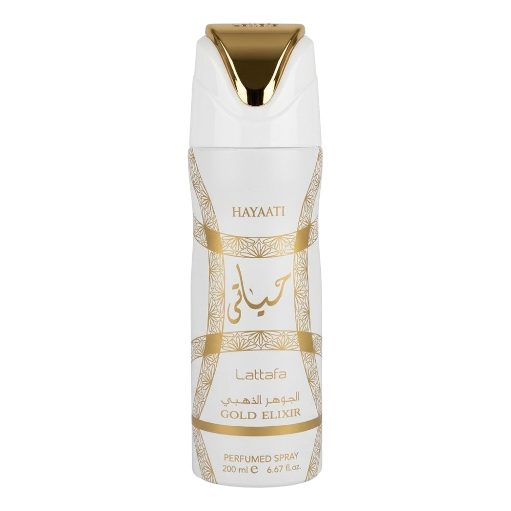 LATTAFA PERFUME SPRAY HAYAATI GOLD ELIXIR 200ML/U