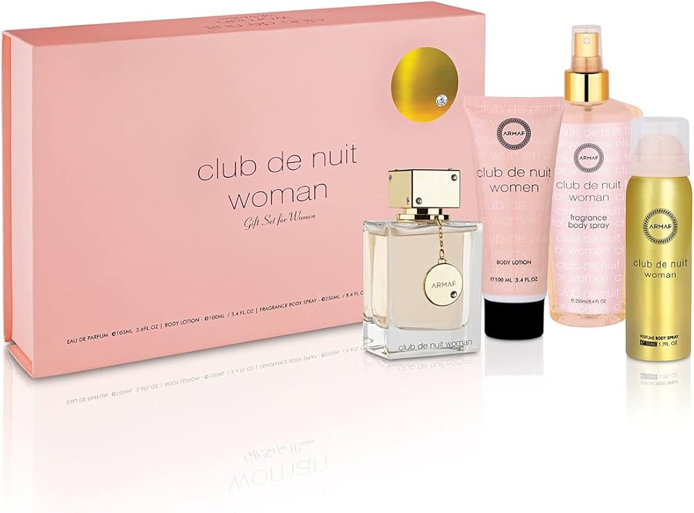SET.ARMAF CLUB DE NUIT FOR WOMEN 4 PCS EDP 105ML/W