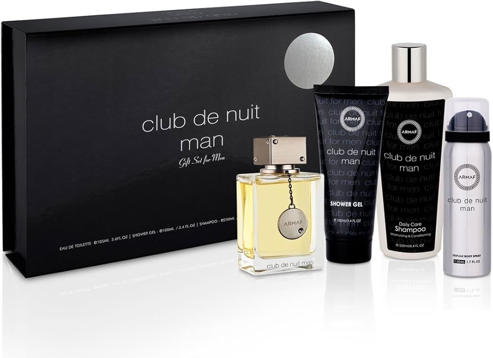 SET.ARMAF CLUB DE NUIT INTENSE FOR MEN 4 PCS EDP 105ML/M