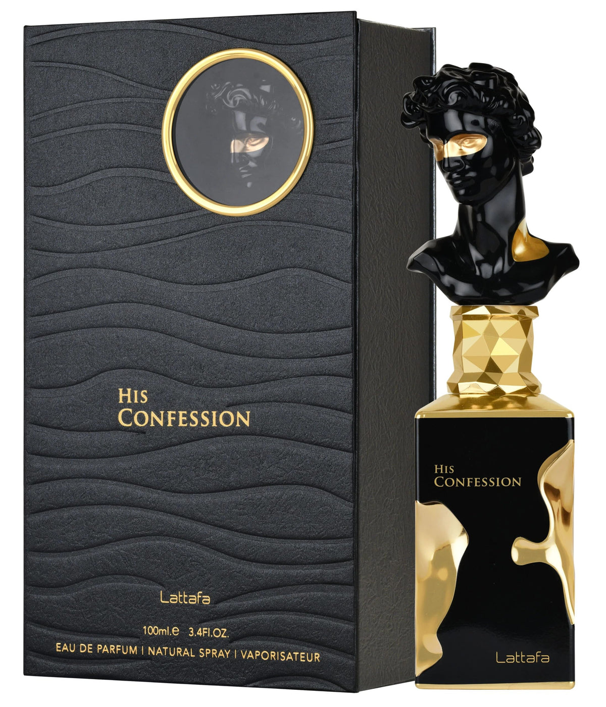 LATTAFA HIS CONFESSION BLACK EDP 100ML/M