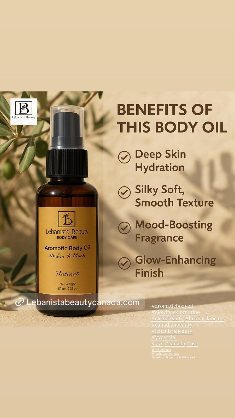 LEBANISTA BEAUTY BODY OIL 60ML/U