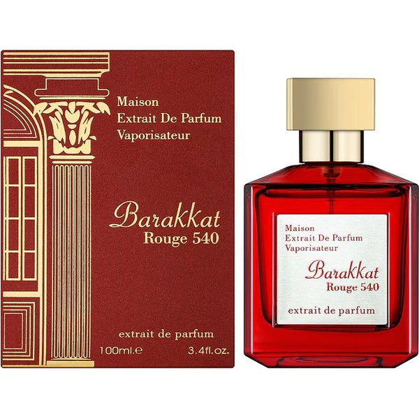 FRAGRANCE WORLD BARAKKAT ROUGE 540 EXTRAIT RED EDP 100ML/U