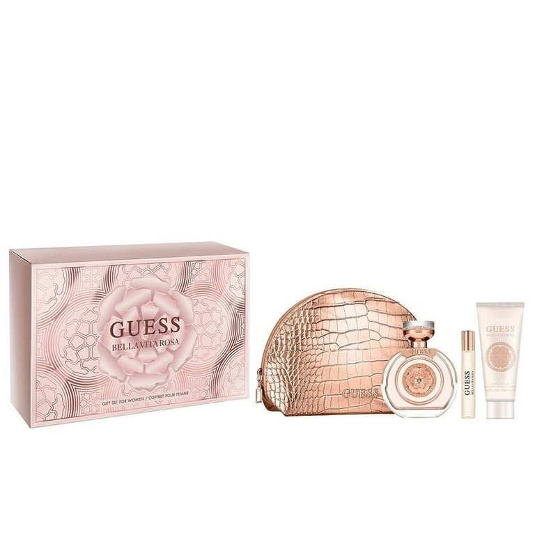 SET.GUESS BELLA VITA ROSA POUR FEMME 4 PCS EDP 100ML/W