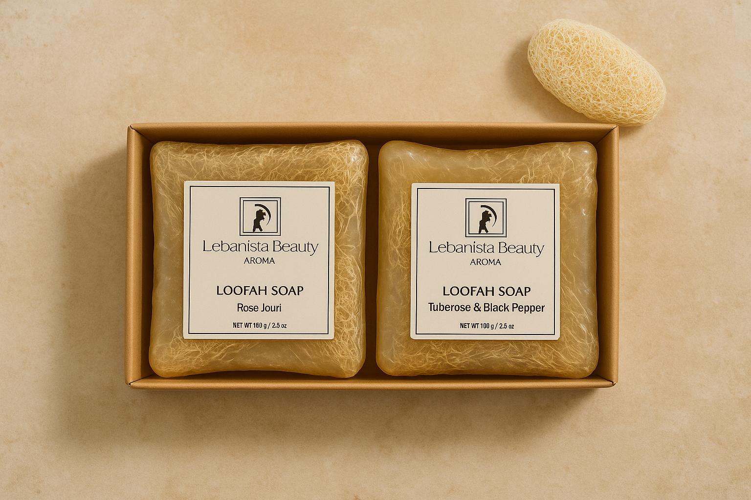 LEBANISTA BEAUTY LOOFAH SOAP 2 PCS