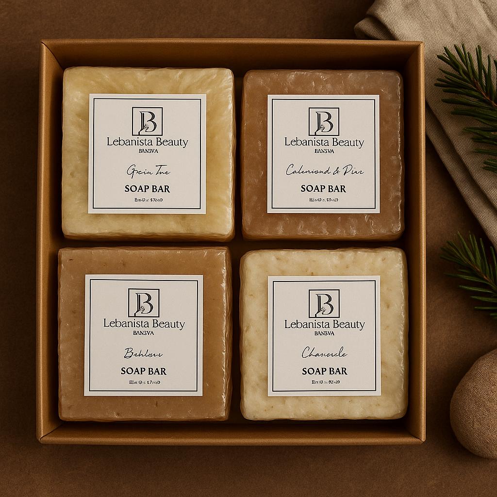 LEBANISTA BEAUTY SKIN CARE SOAP PACK FOR MEN 4 PCS