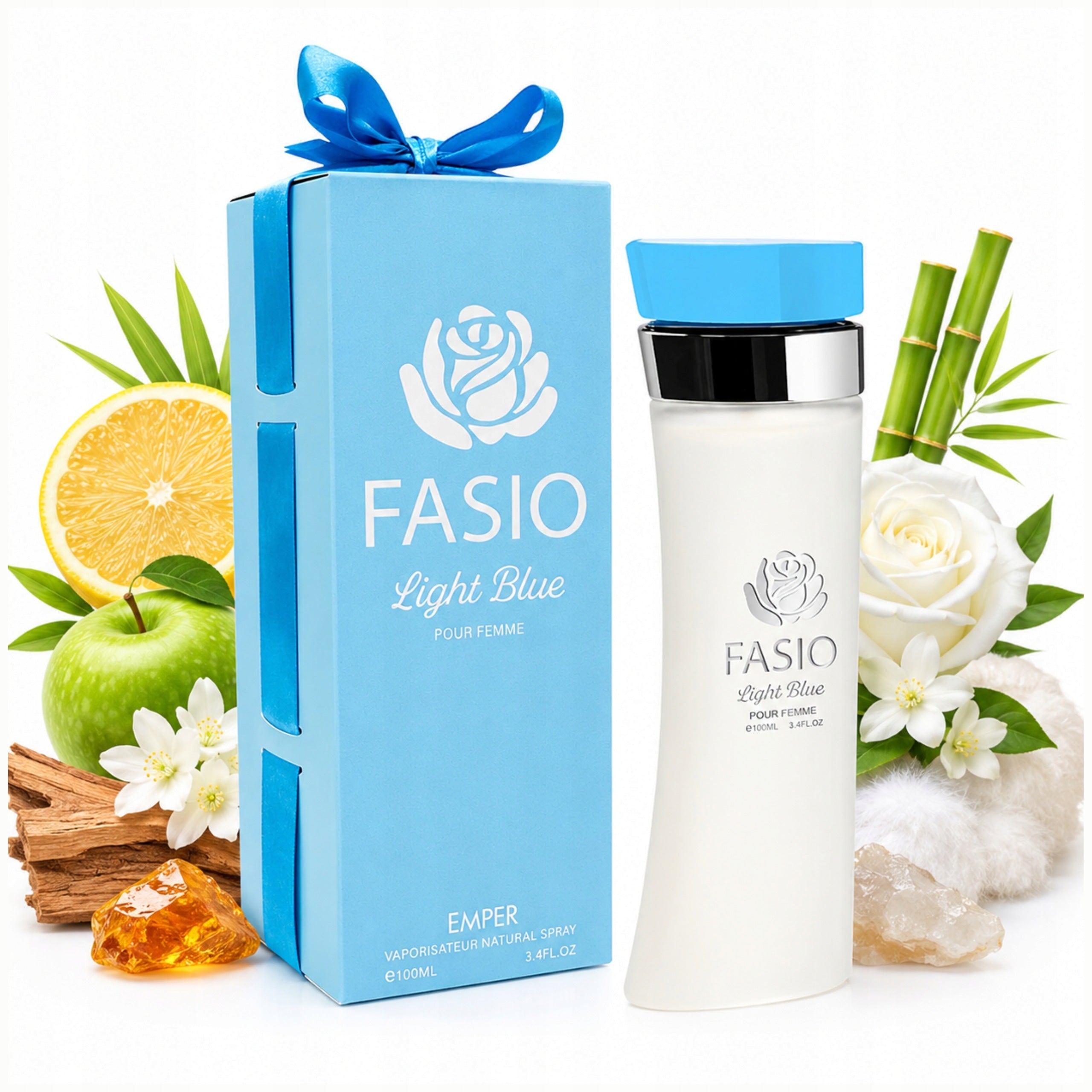 EMPER FASIO LIGHT BLUE POUR FEMME EDP 100ML/W