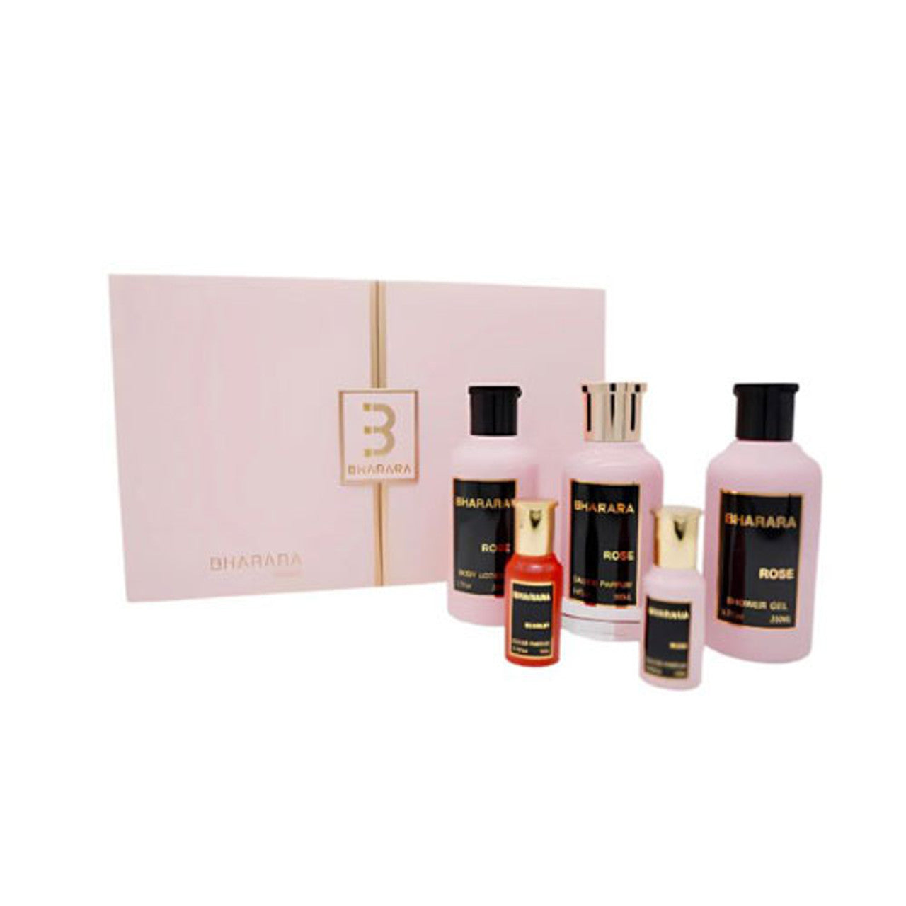 SET.BHARARA ROSE 5 PZS EDP 100ML/W