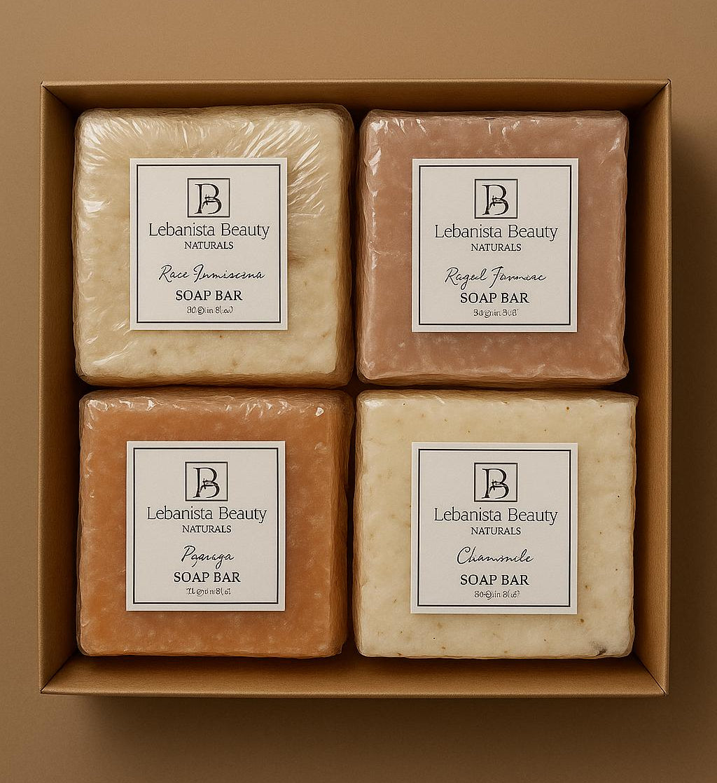 LEBANISTA BEAUTY SKIN CARE SOAP PACK FOR WOMEN 4 PCS