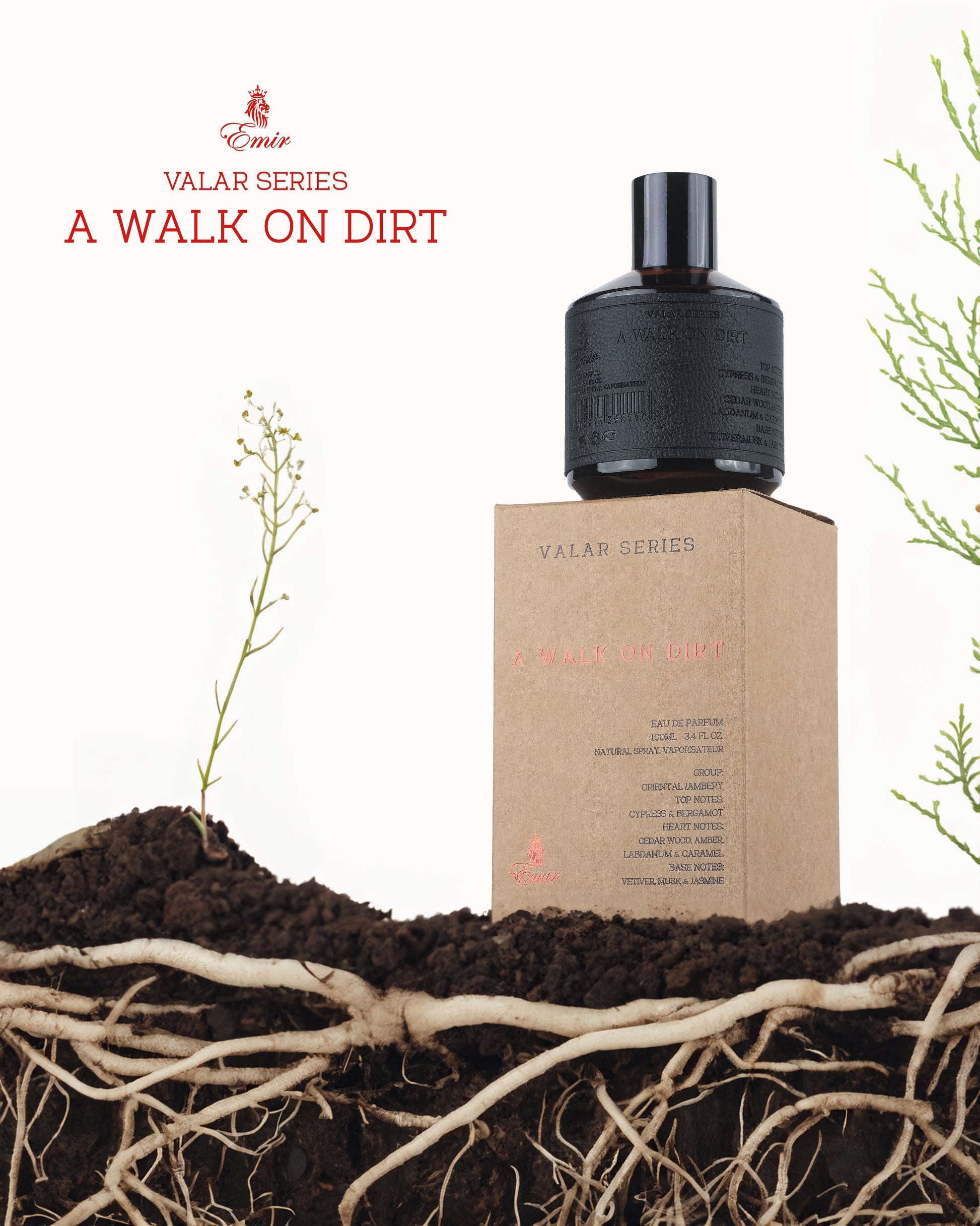 PARIS CORNER EMIR VALAR SERIES A WALK ON DIRT EDP 100ML/U