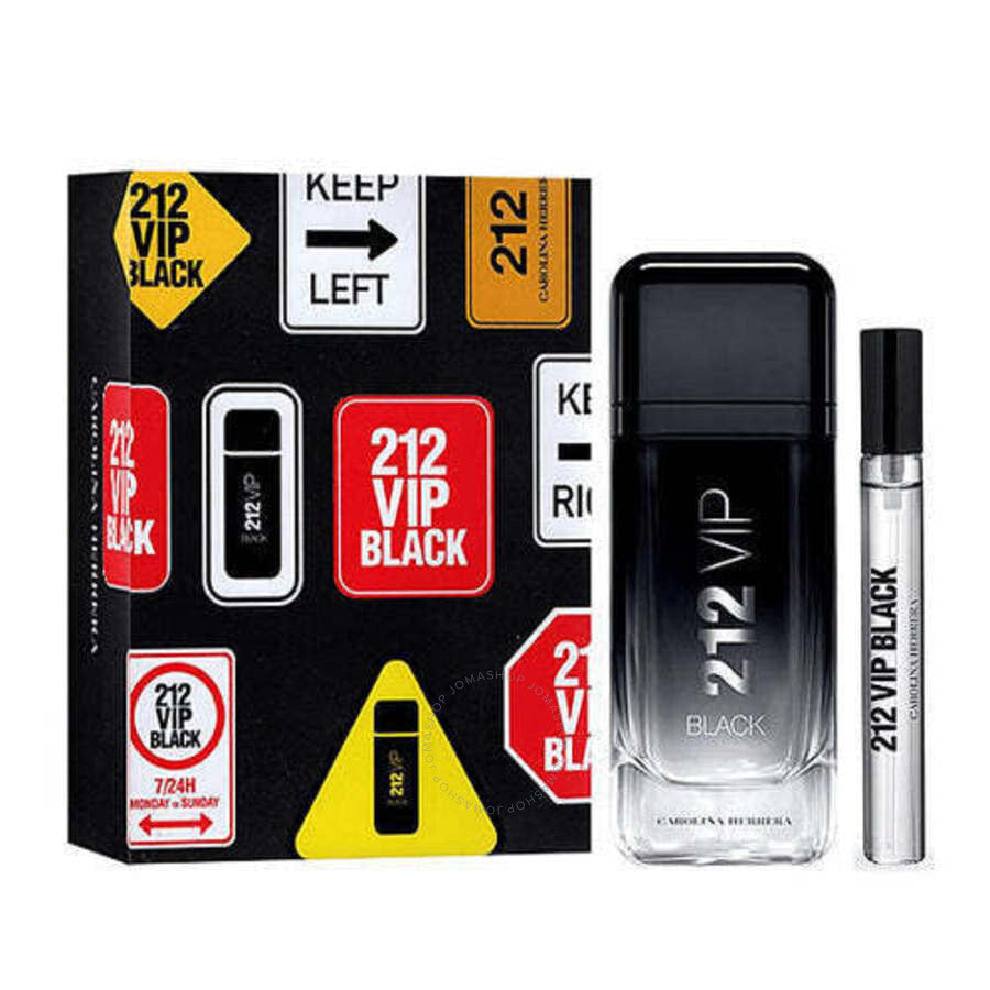 SET.CAROLINA HERRERA 212 VIP BLACK 2 PCS EDP 100ML/M