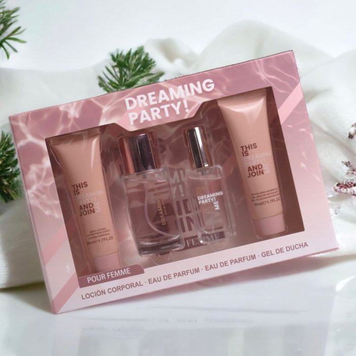 SET.VVLOVE VL 1006 DREAMING PARTY 4 PCS EDP 50ML/W